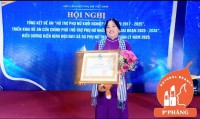 NỮ HOÀNG GẤC P'PHĂNG NHẬN THƯỞNG BẰNG KHEN CỦA HỘI LIÊN HIỆP PHỤ NỮ VIỆT NAM