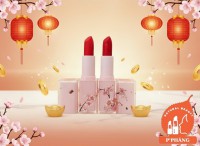 SON GẤC ĐỎ CAM  MIX CÙNG HỒNG ĐÀO – MÔI XINH RẠNG RỠ, AN LÀNH TỰ NHIÊN