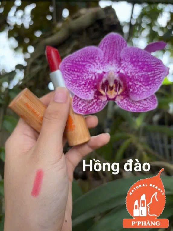 MÀU HỒNG ĐÀO VỎ SON TRE