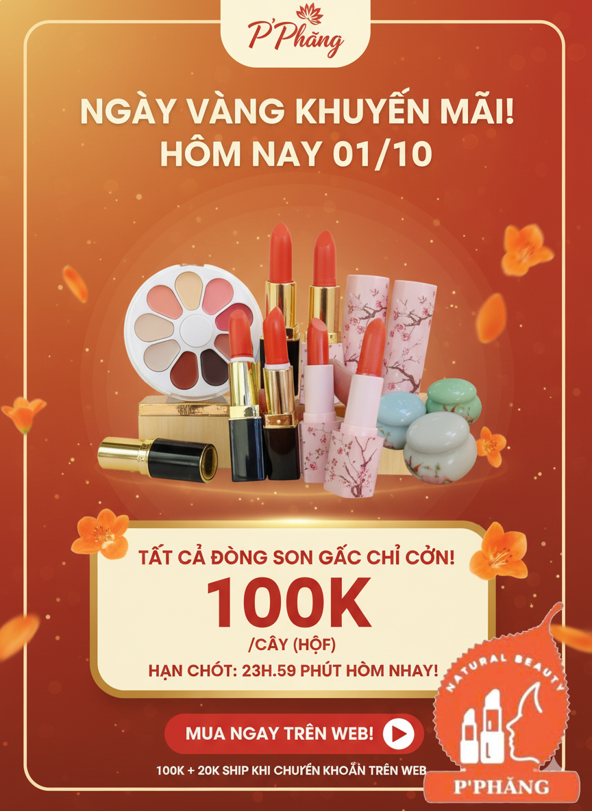 BANNER KHUYẾN MÃI SON GẤC