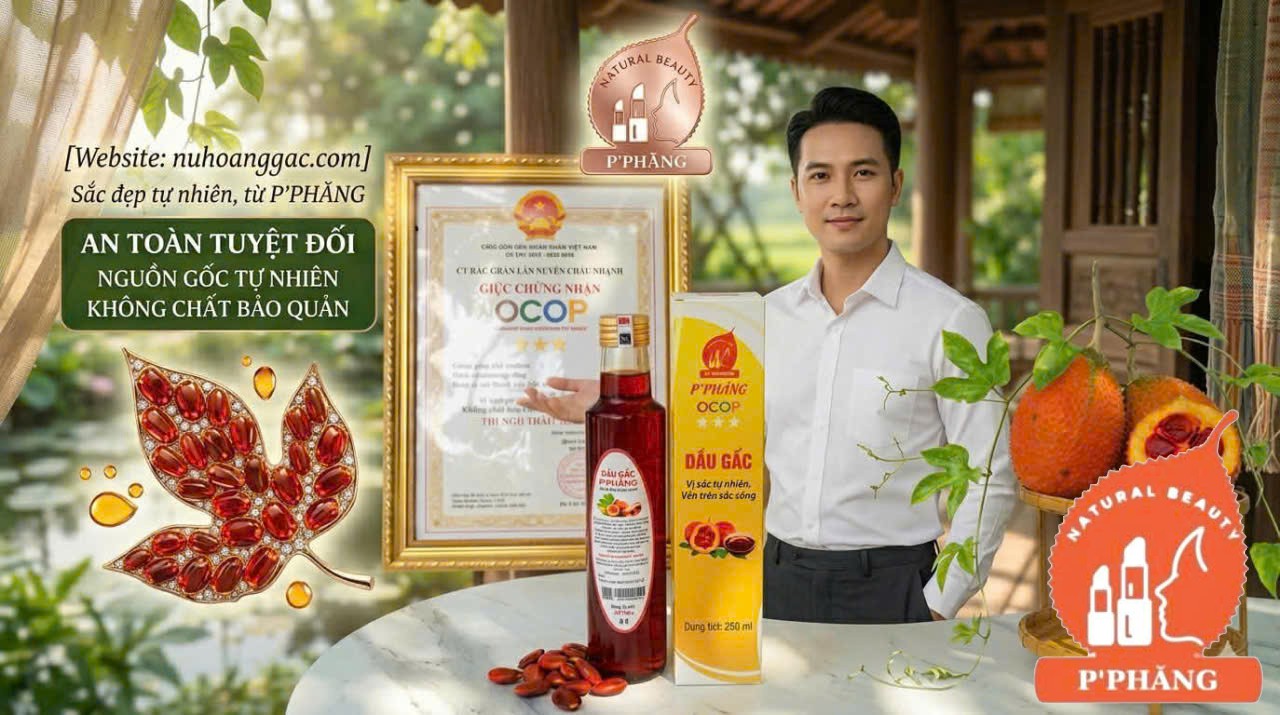 DẦU GẤC ĂN P’PHĂNG – MẮT SÁNG TINH ANH, LÀM GÌ CŨNG NHANH